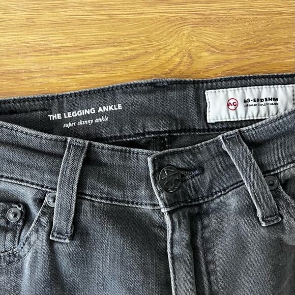 AG Adriano Goldschmied The Legging ankle jeans gray - 25R - Picture 9 of 10